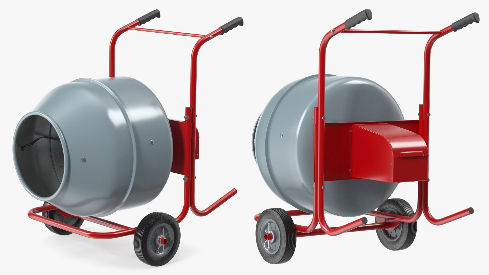 3D model Portable Cement Concrete Mixer