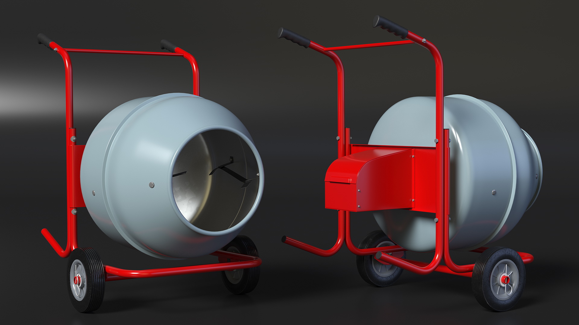 3D model Portable Cement Concrete Mixer