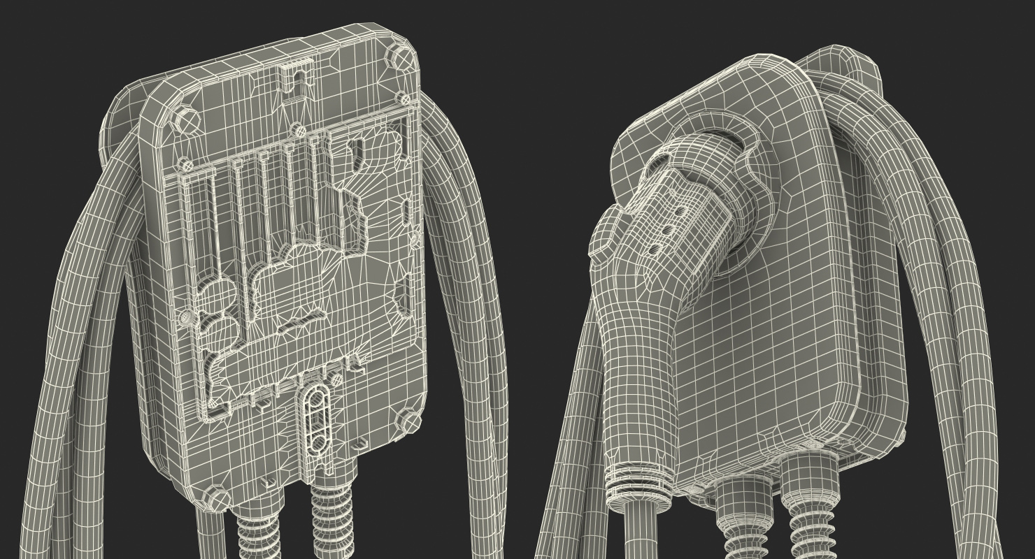 EV Charging Station 3D model