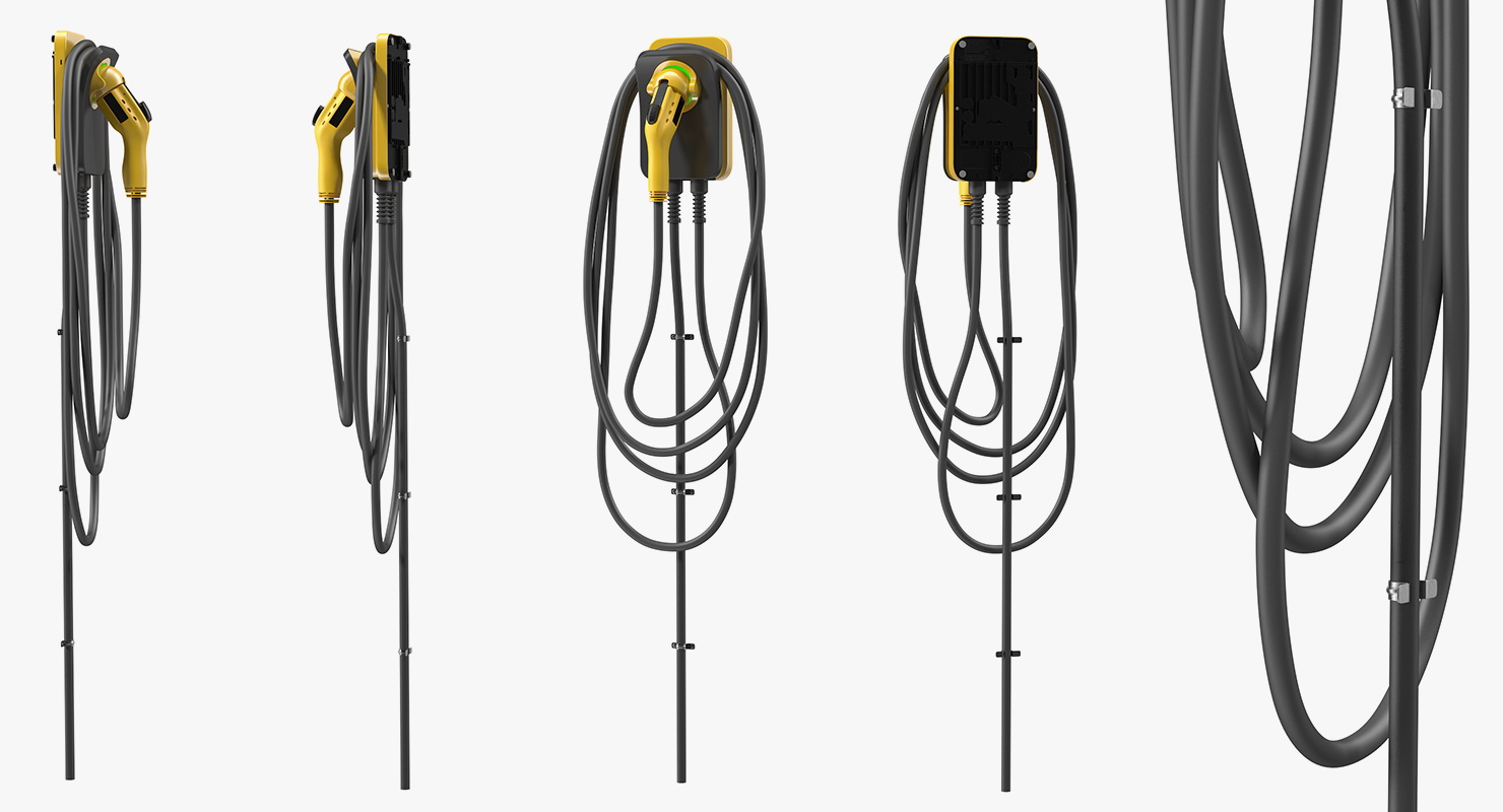 EV Charging Station 3D model