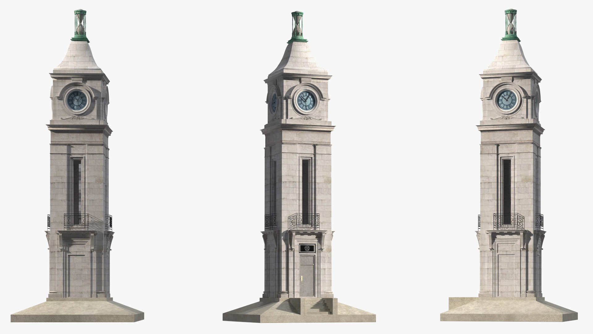 3D model Old Clock Tower