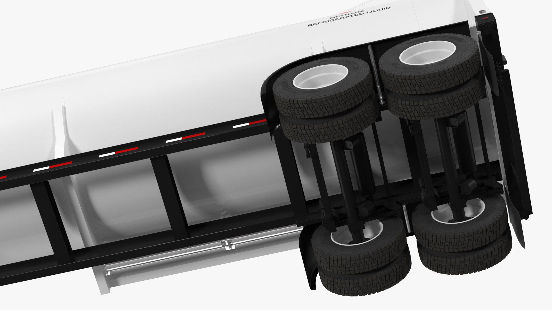 3D model Volvo FH16 750 Globetrotter Truck with Liquid Natural Gas Trailer
