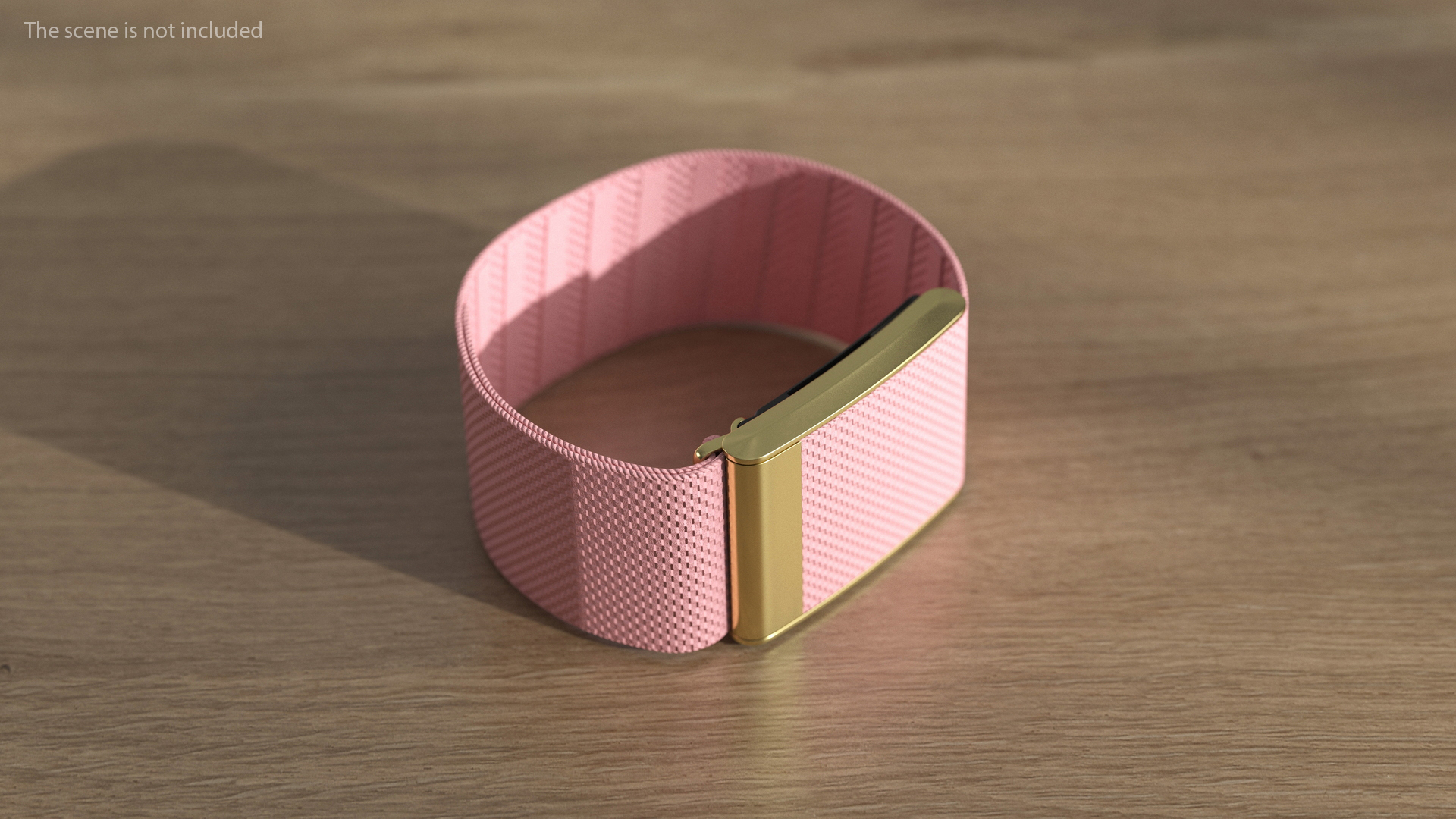 Health Monitoring Band Pink 3D