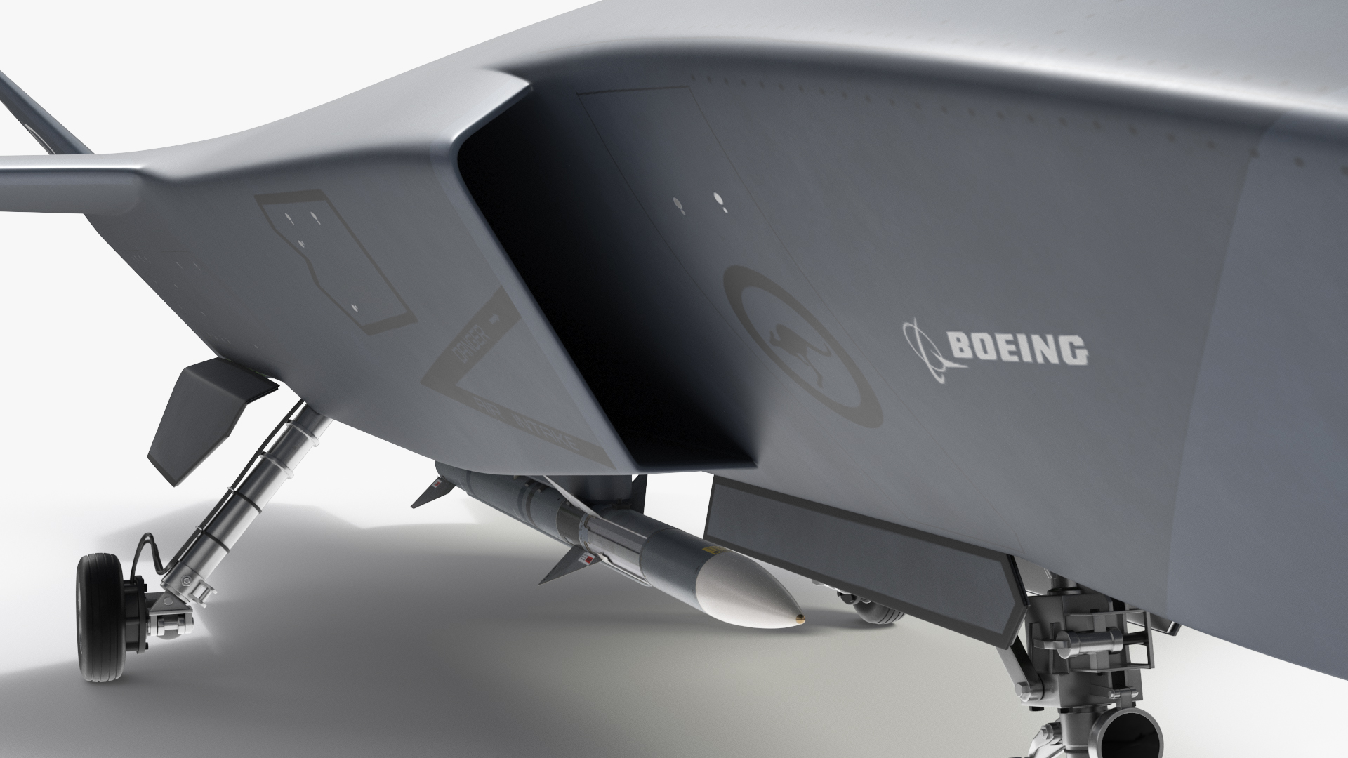 Boeing MQ-28 Ghost Bat with Air to Air Missile, view 8