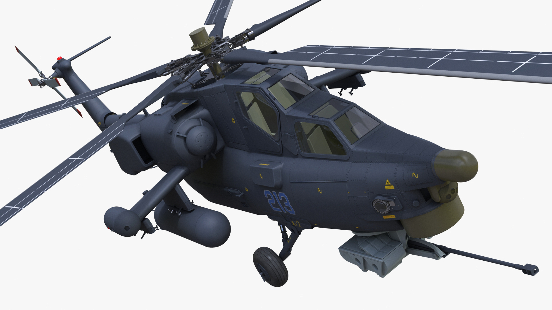 Mi-28 Havoc Russian Attack Helicopter Rigged 3D model