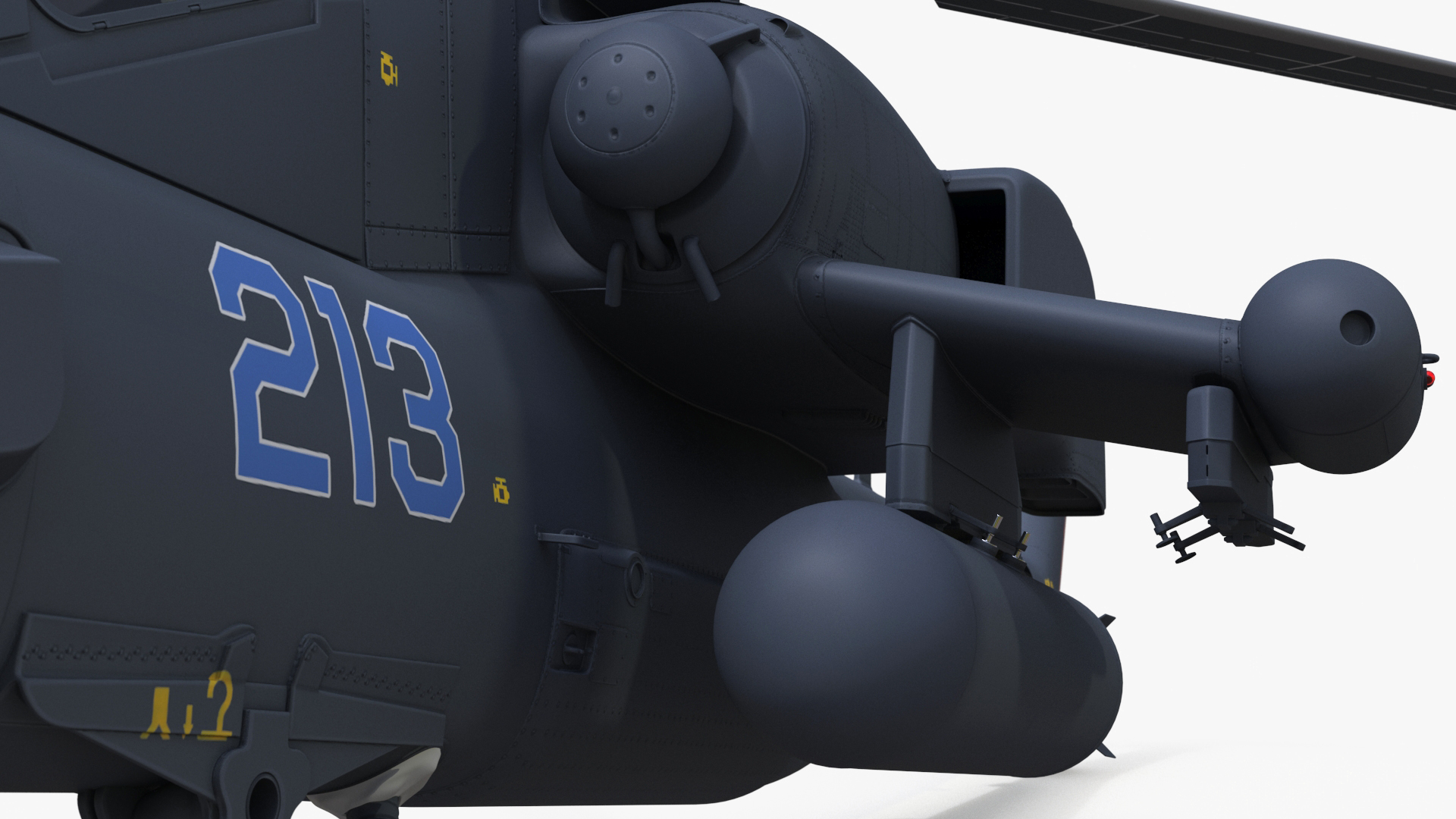 Mi-28 Havoc Russian Attack Helicopter Rigged 3D model
