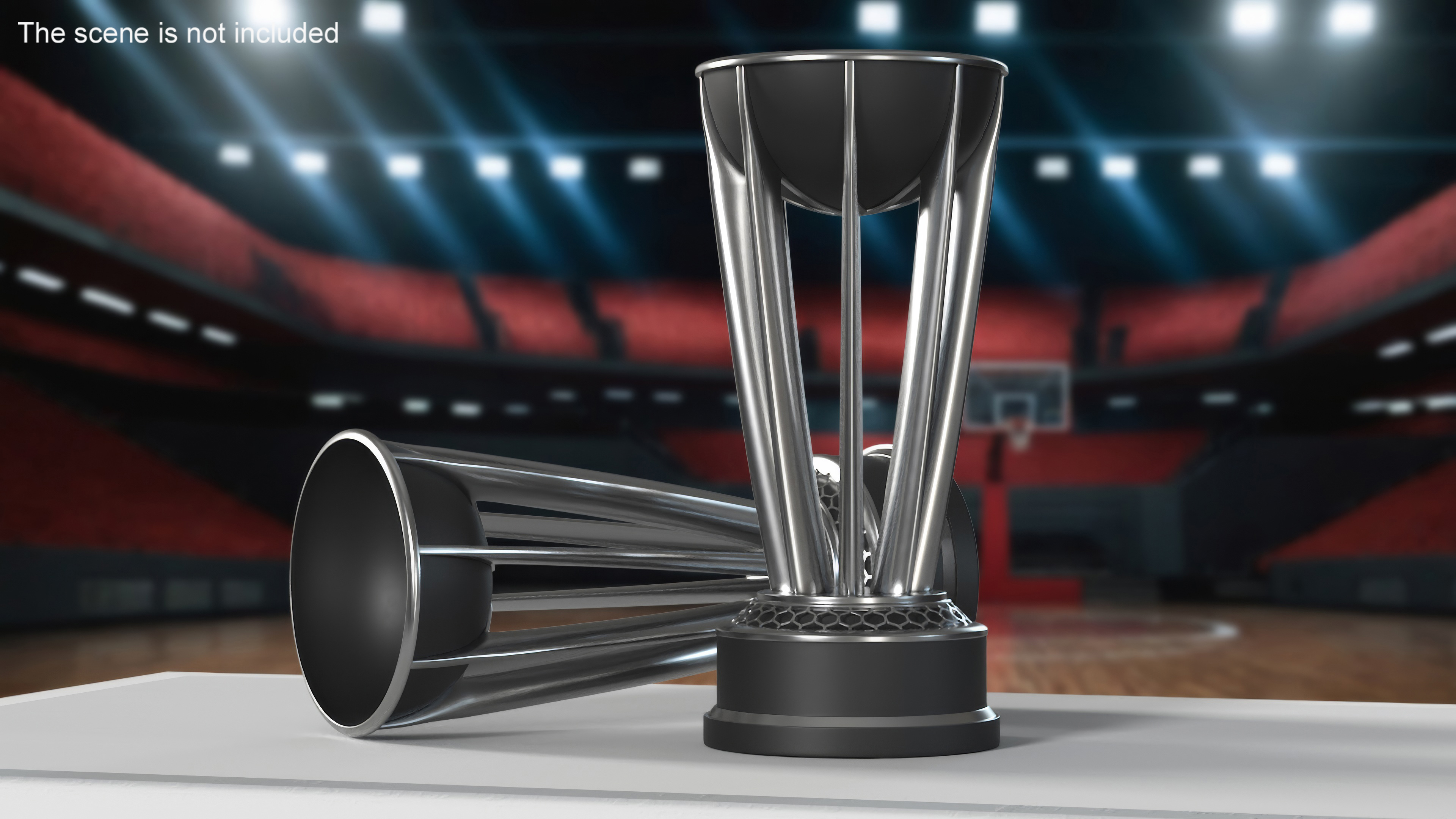 Cup NBA Silver 3D model