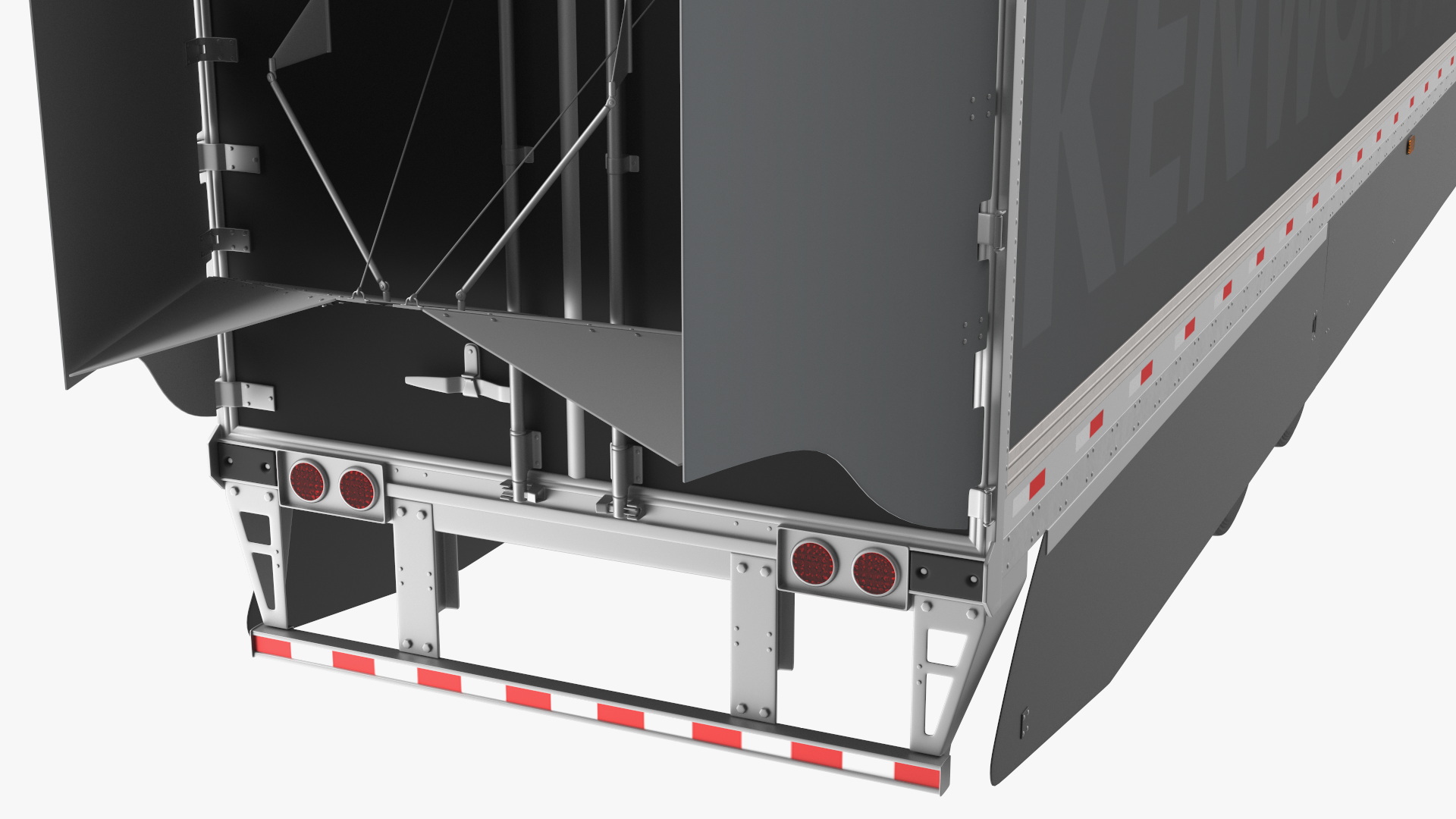 3D Trailer for Kenworth SuperTruck 2 model