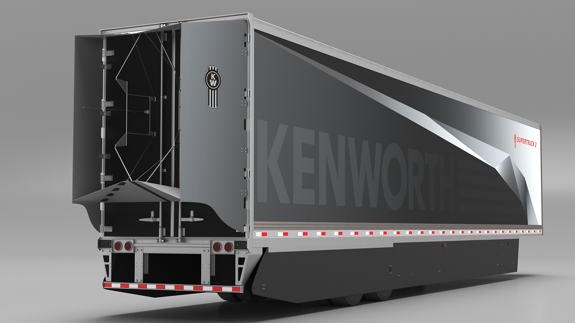 3D Trailer for Kenworth SuperTruck 2 model