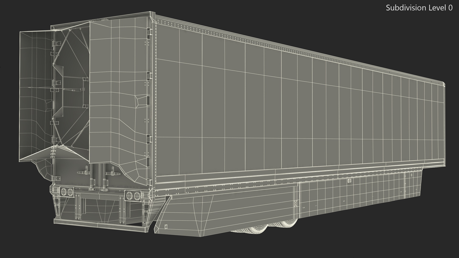 3D Trailer for Kenworth SuperTruck 2 model