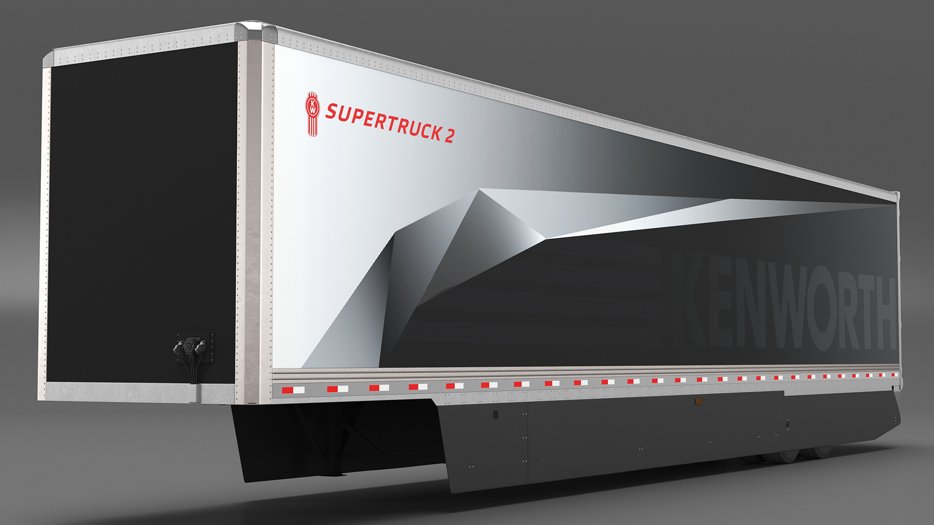 3D Trailer for Kenworth SuperTruck 2 model