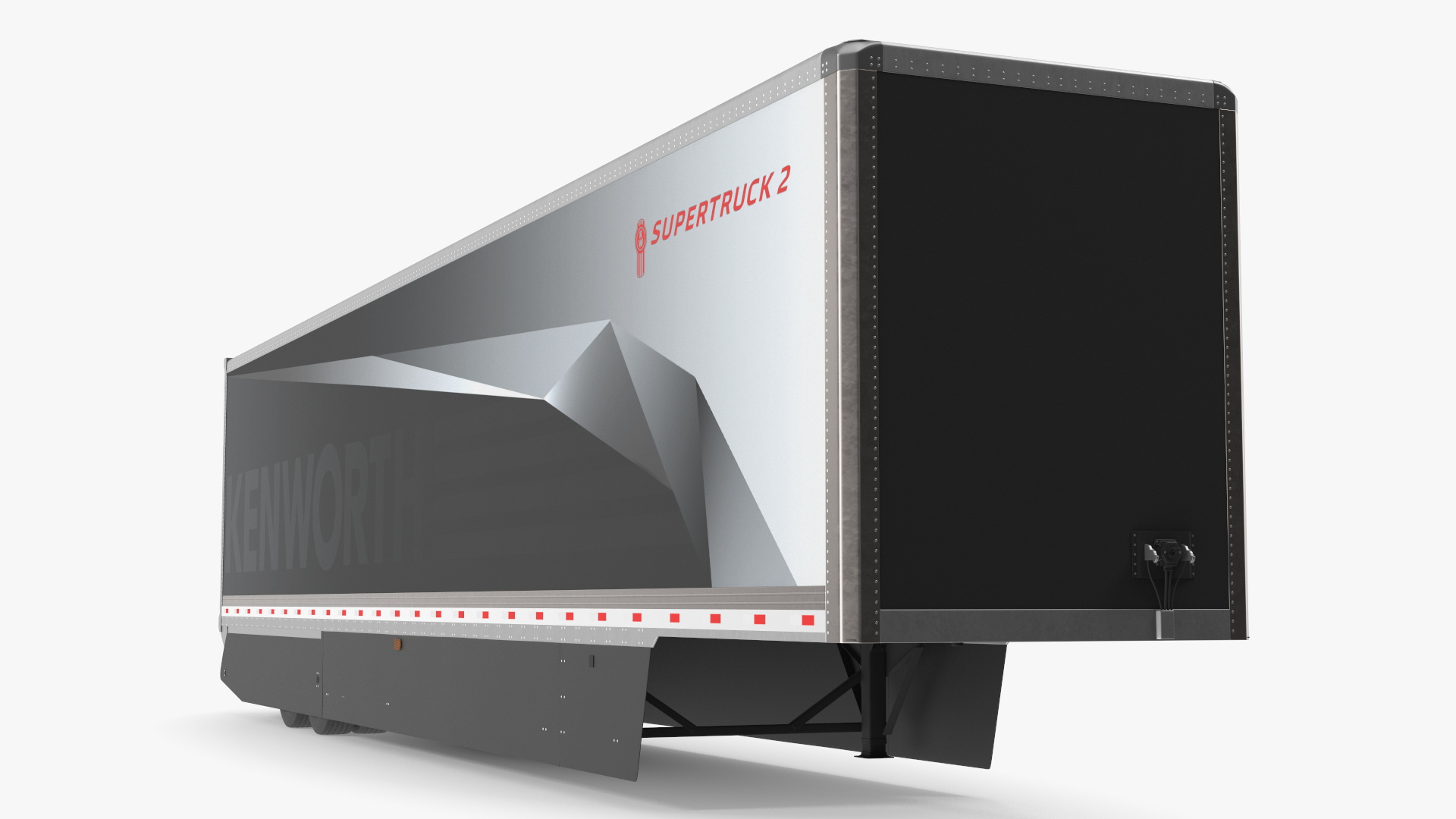 3D Trailer for Kenworth SuperTruck 2 model