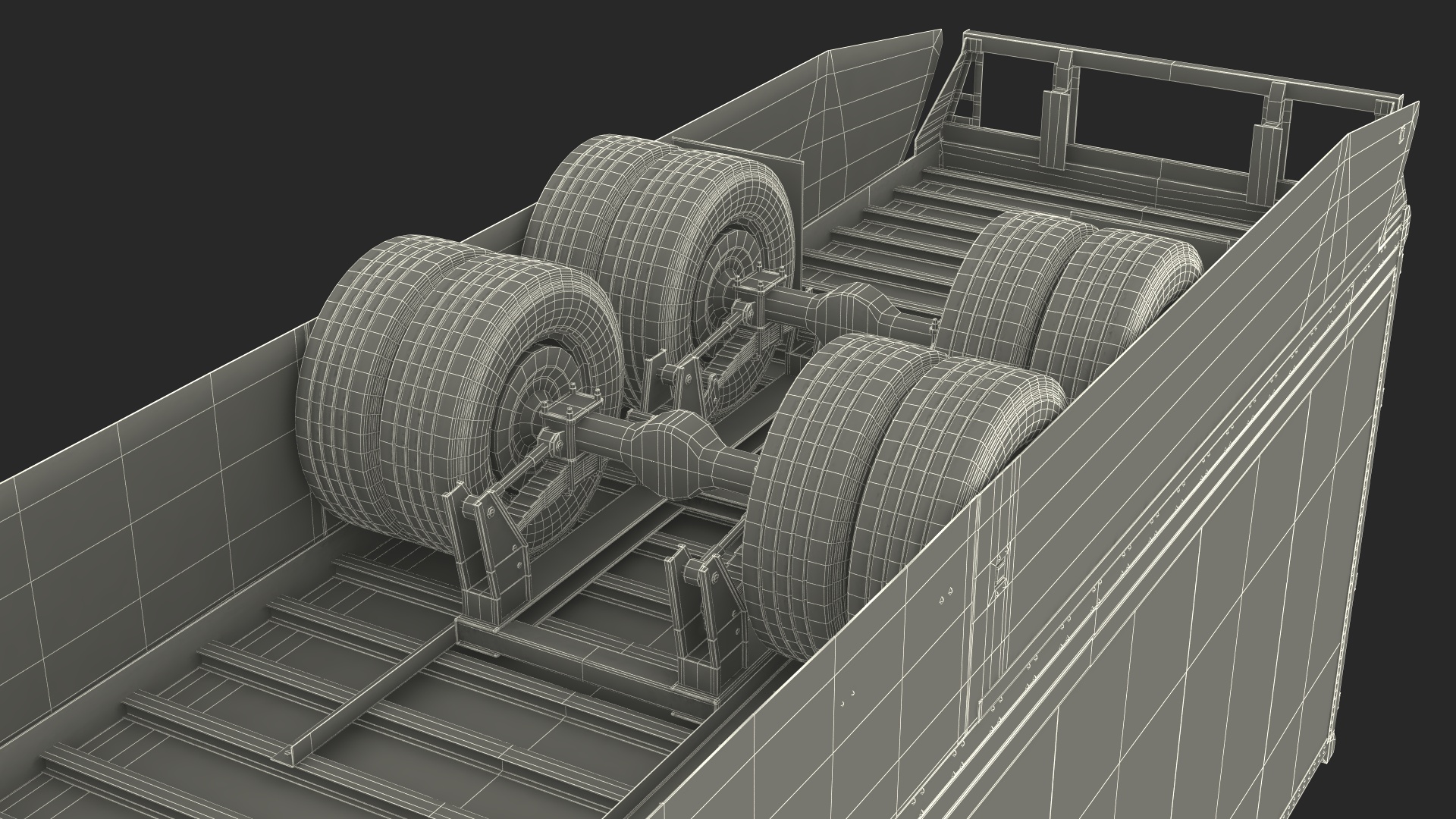 3D Trailer for Kenworth SuperTruck 2 model
