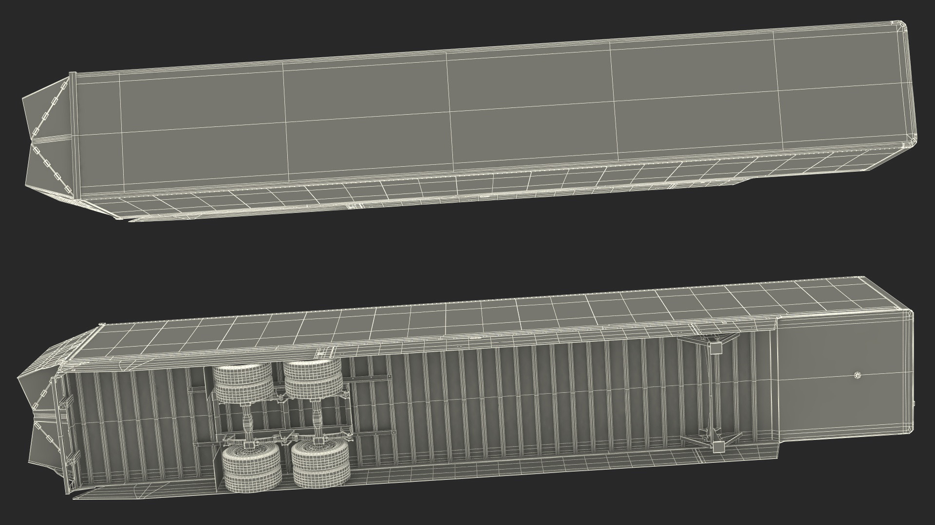 3D Trailer for Kenworth SuperTruck 2 model