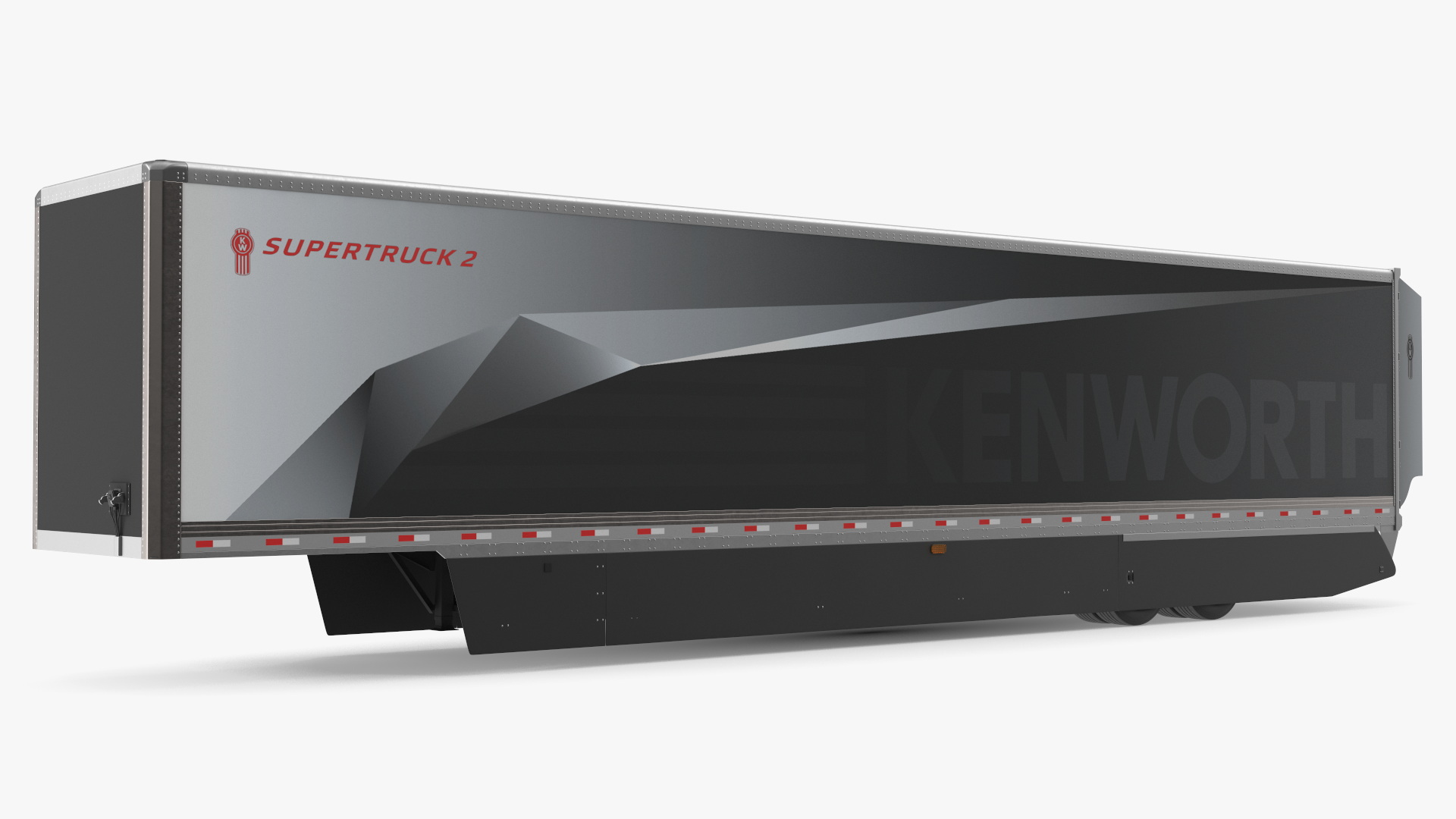 3D Trailer for Kenworth SuperTruck 2 model