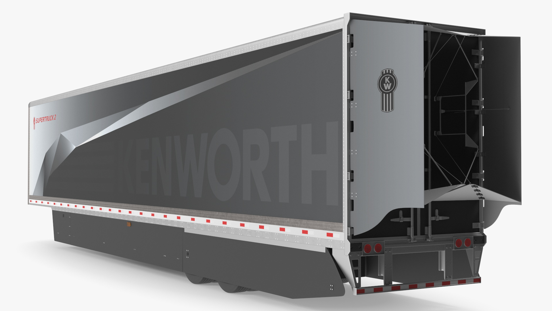 3D Trailer for Kenworth SuperTruck 2 model