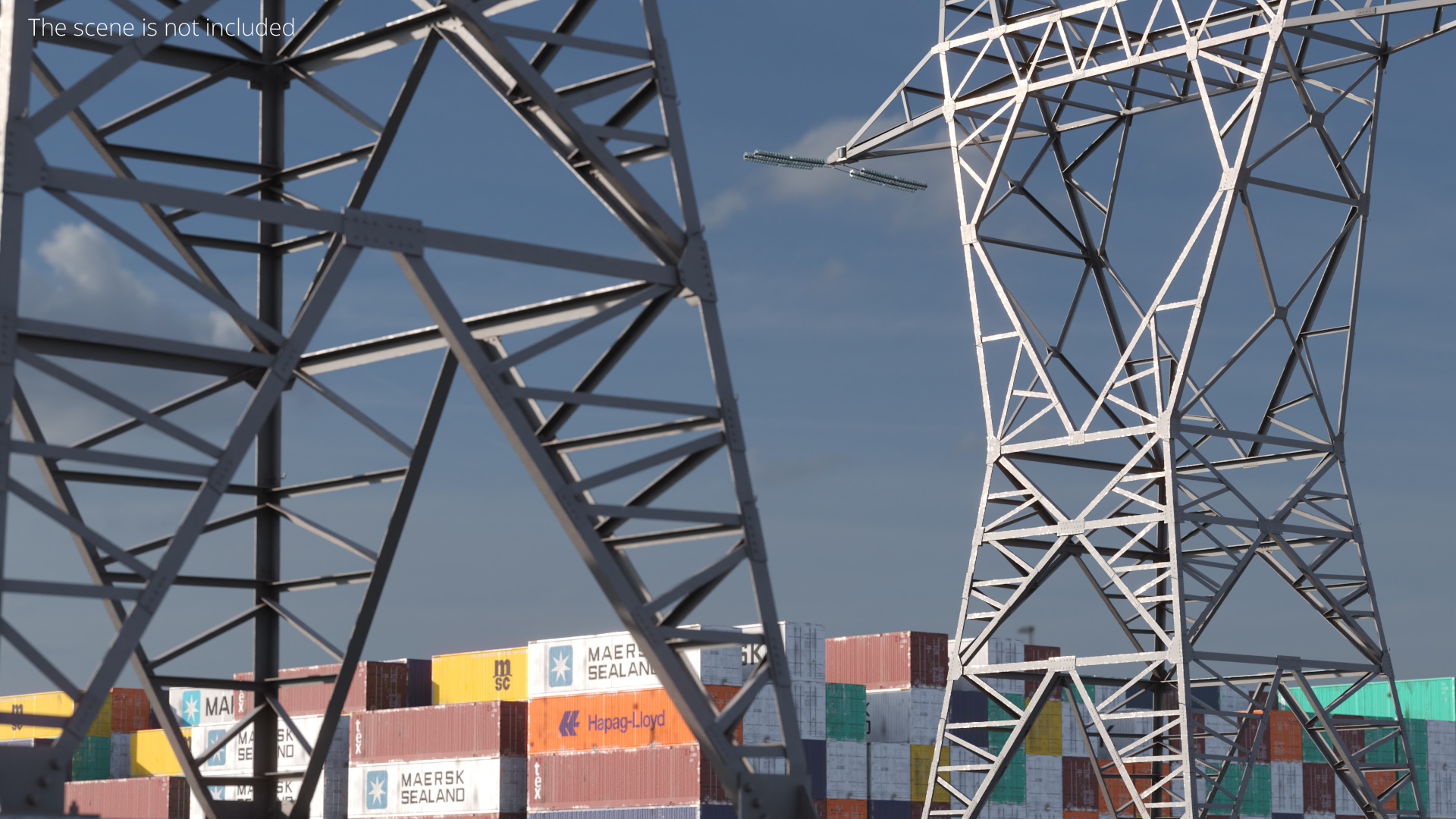 Horizontal Lattice Power Tower Gray - view 3