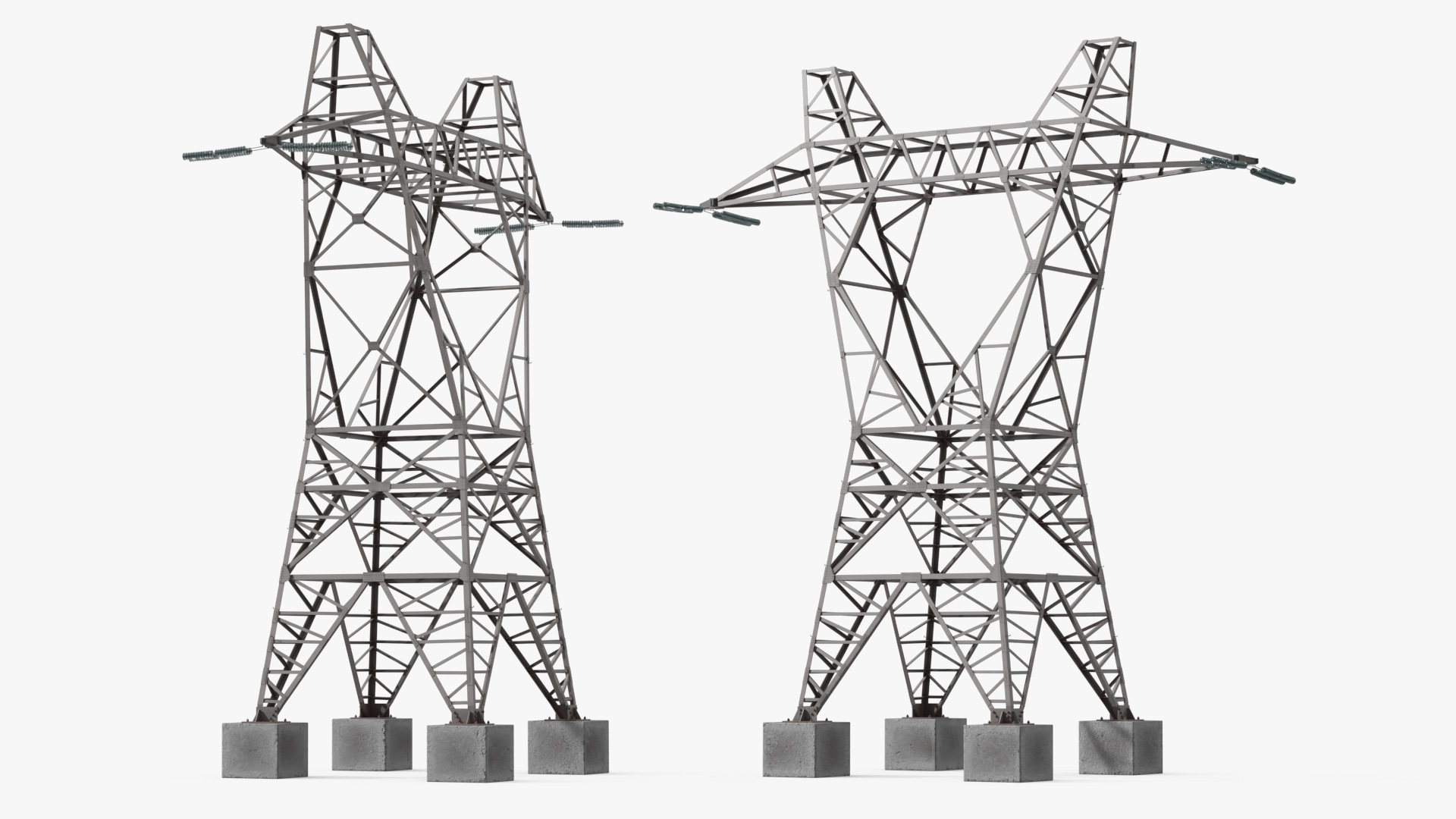 Horizontal Lattice Power Tower Gray - view 2