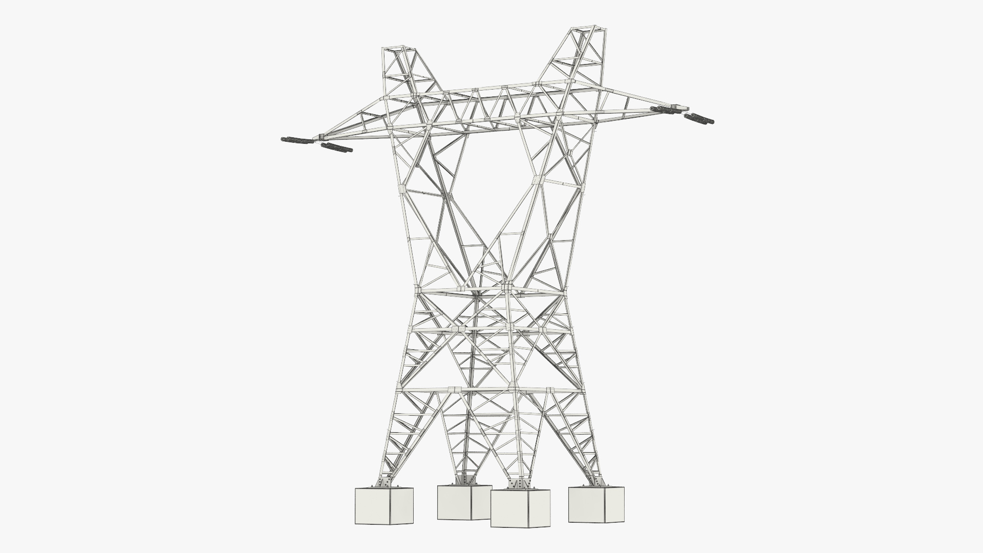 Horizontal Lattice Power Tower Gray - view 7