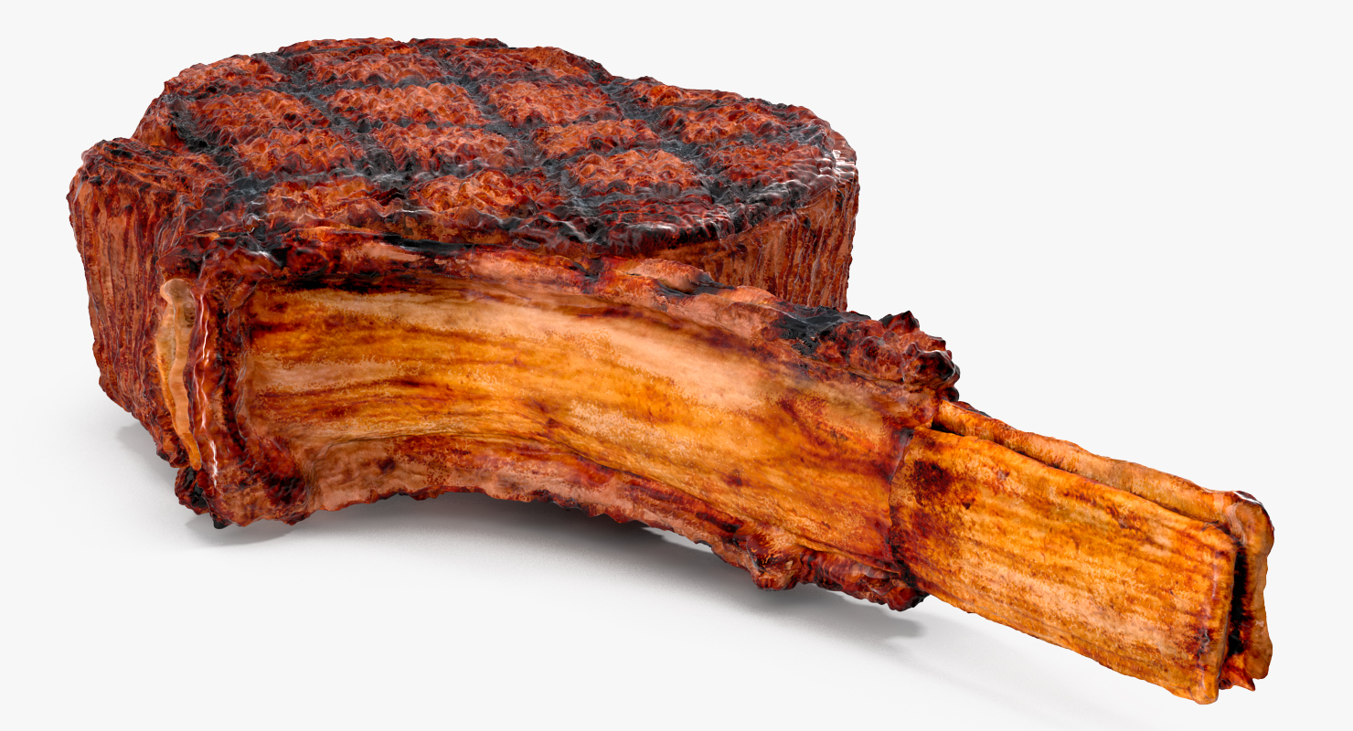 Grilled Tomahawk Steak 3D