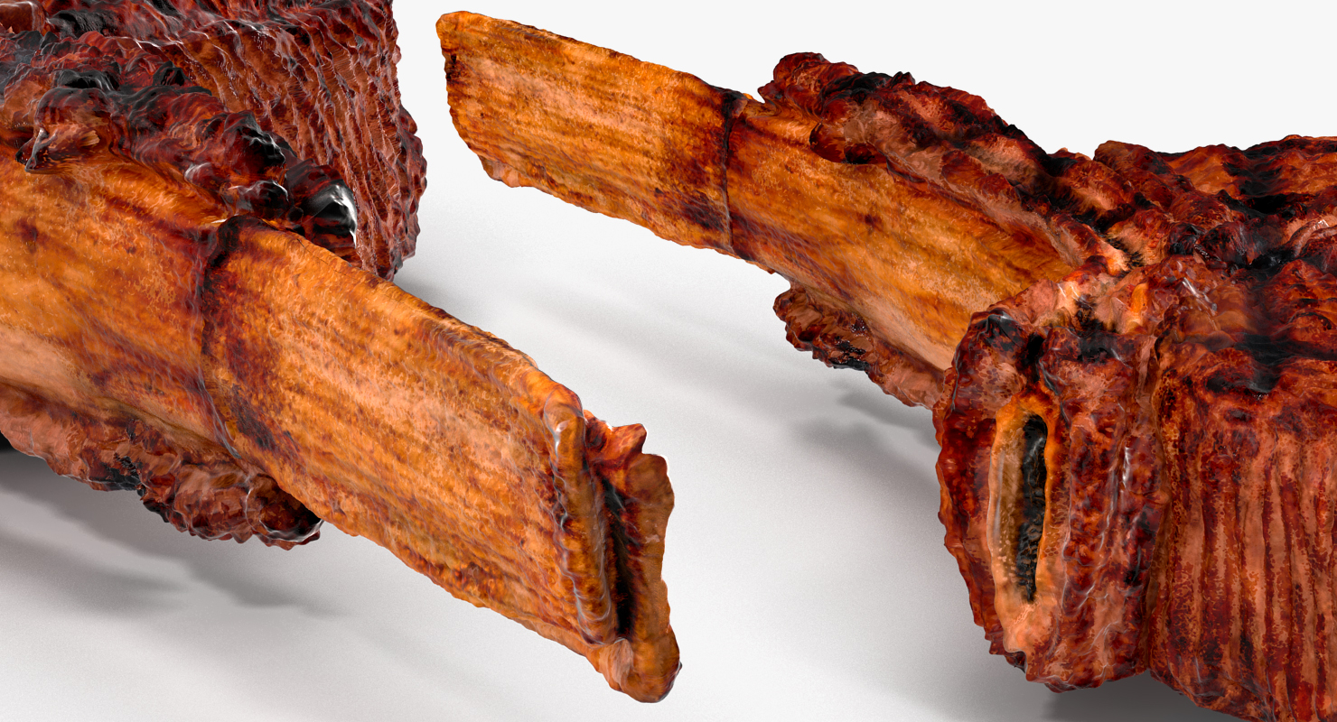 Grilled Tomahawk Steak 3D