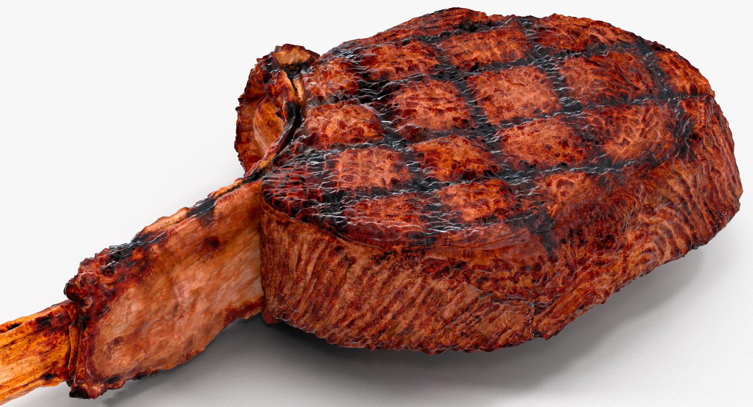 Grilled Tomahawk Steak 3D
