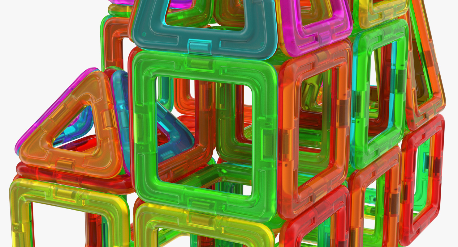 Magnetic Designer Toy House 3D