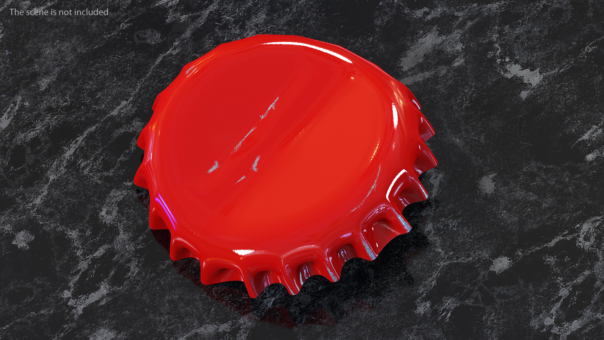3D model Bent Bottle Cap