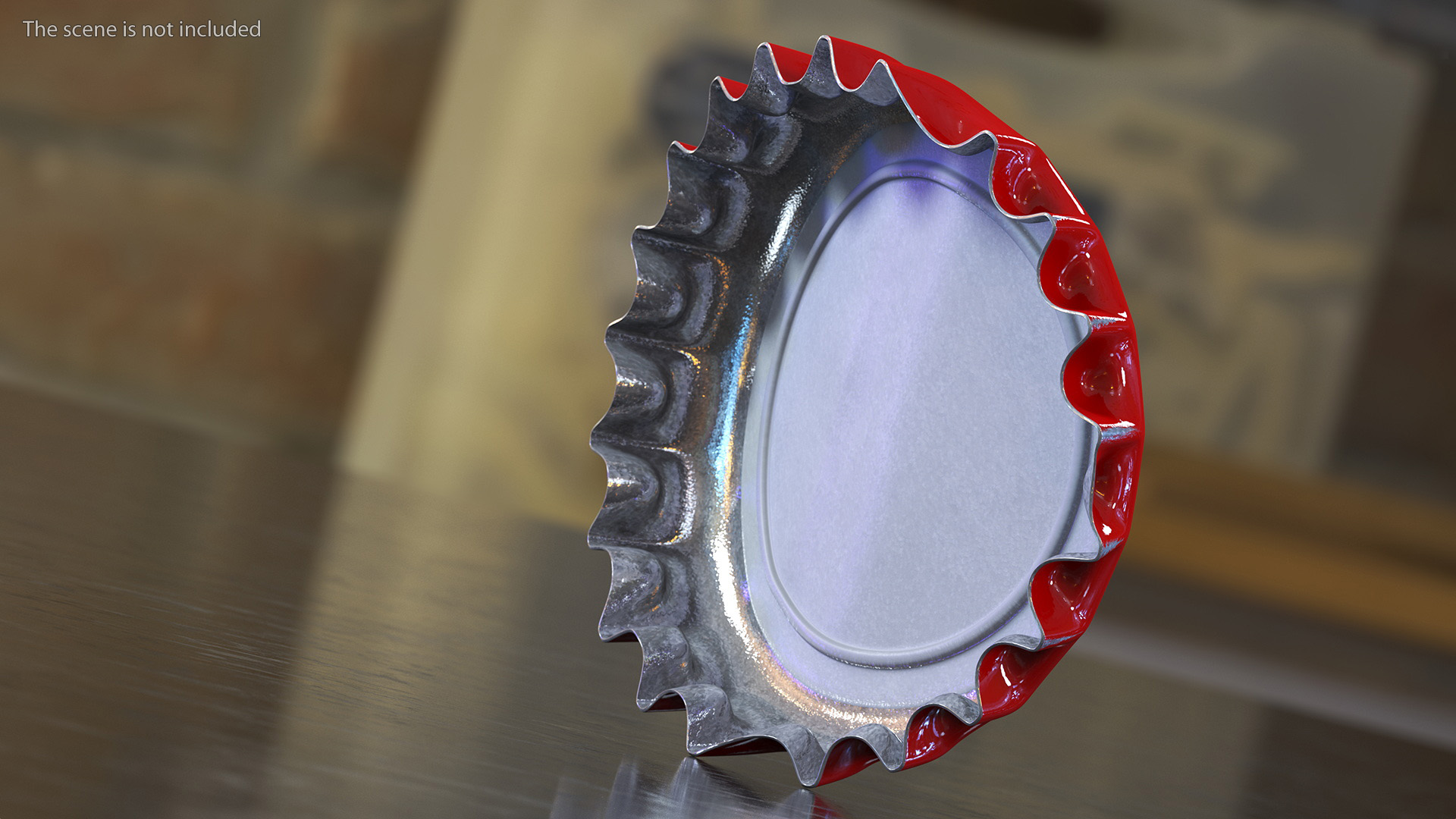 3D model Bent Bottle Cap