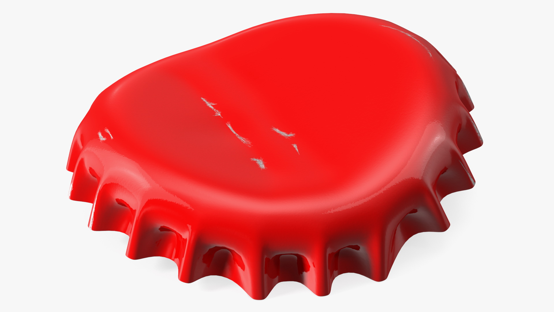 3D model Bent Bottle Cap