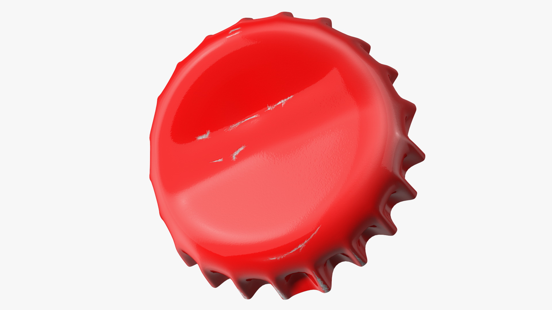 3D model Bent Bottle Cap
