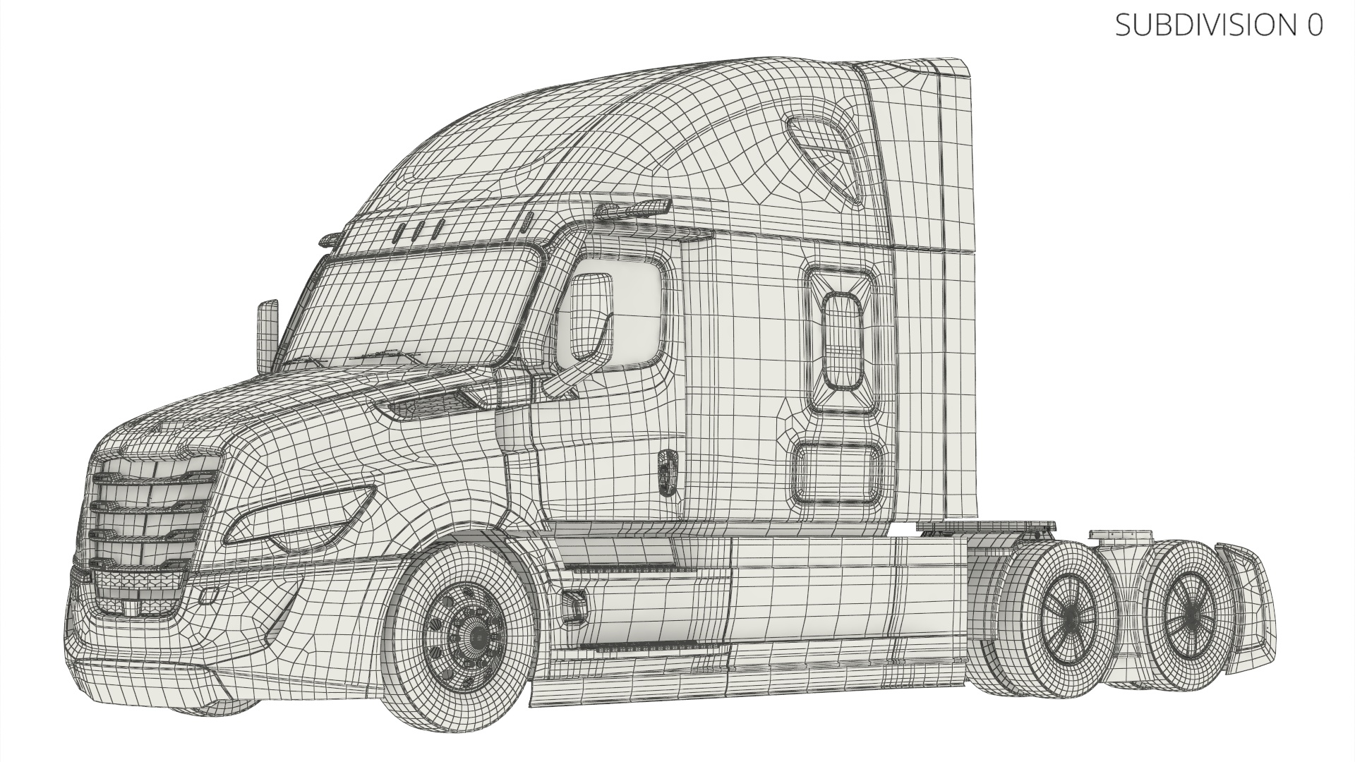 Heavy Duty Sleeper Cab Semi Tractor Rigged - view 5