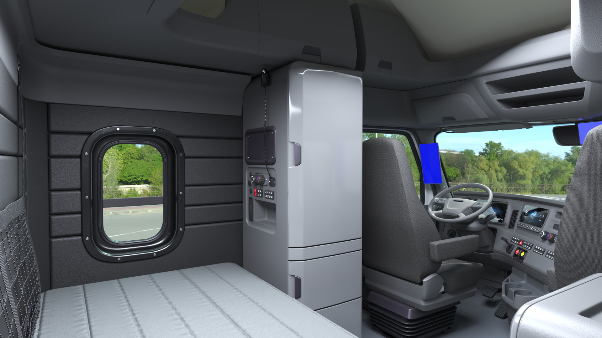 Heavy Duty Sleeper Cab Semi Tractor Rigged - view 4
