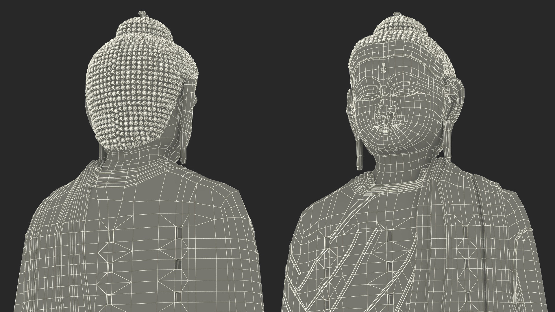 3D Statue Laykyun Sekkya Buddha model