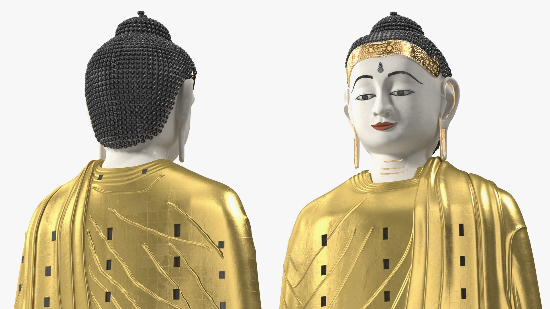 3D Statue Laykyun Sekkya Buddha model