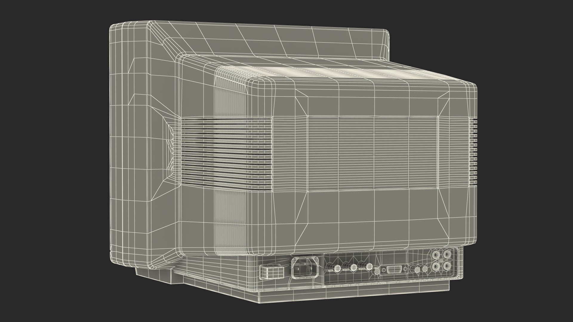 Old Retro Monitor 3D
