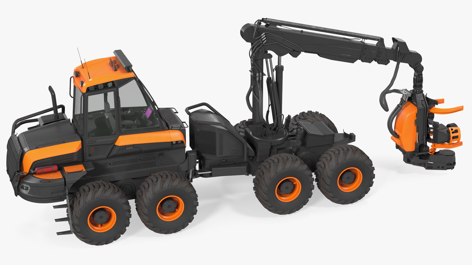 Forestry Harvester New 3D