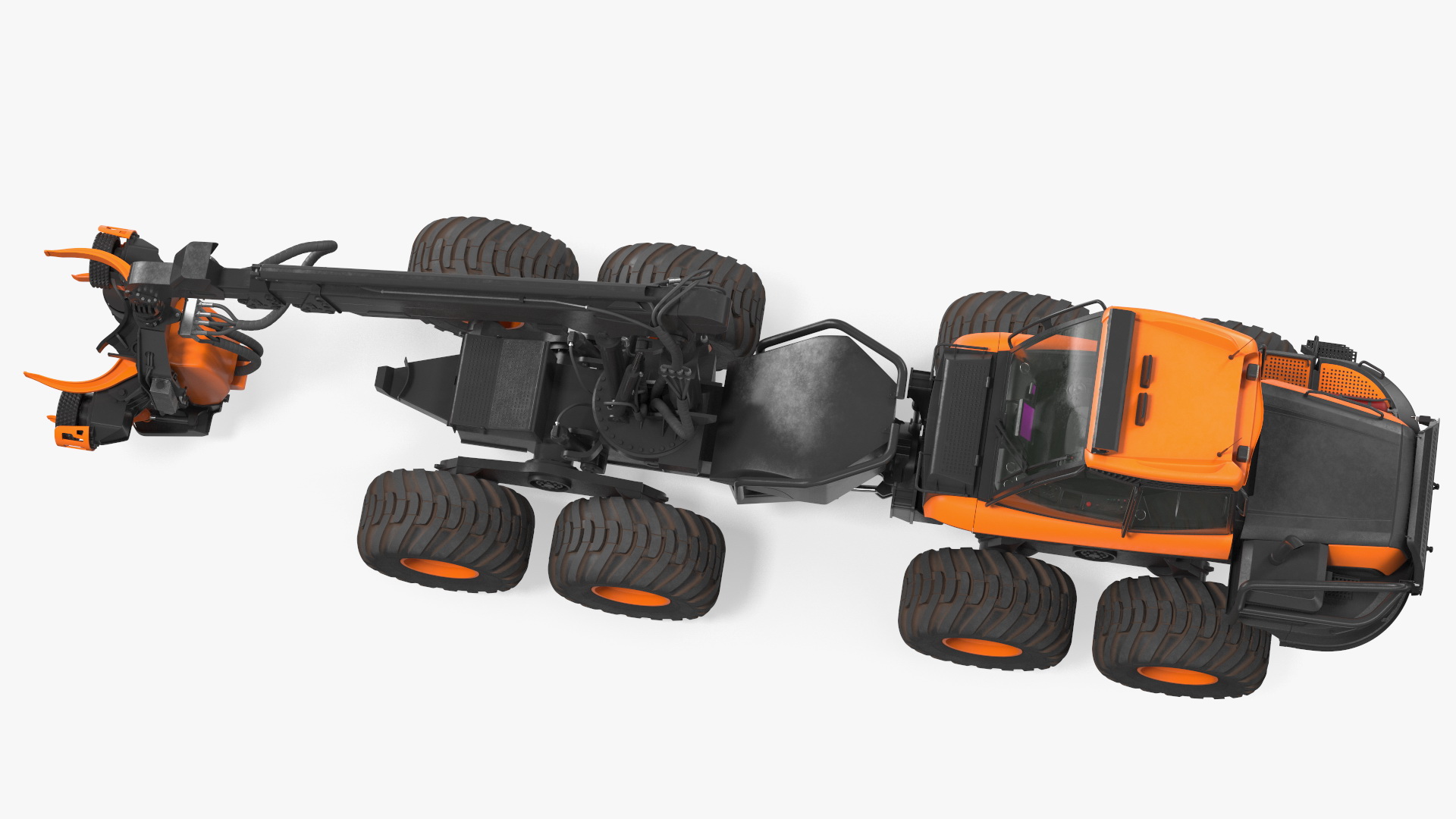 Forestry Harvester New 3D