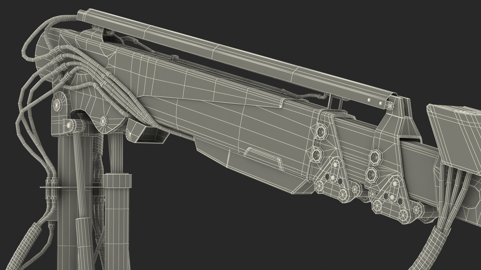 Forestry Harvester New 3D