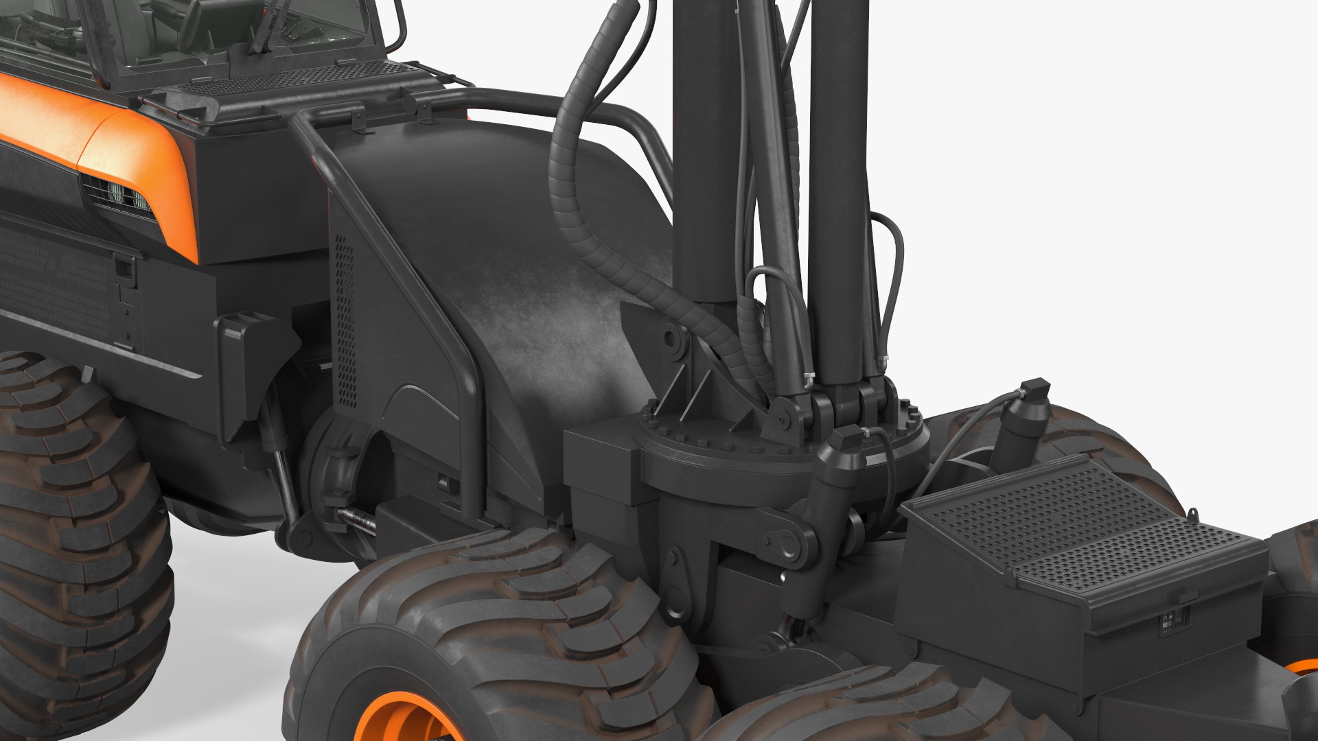 Forestry Harvester New 3D
