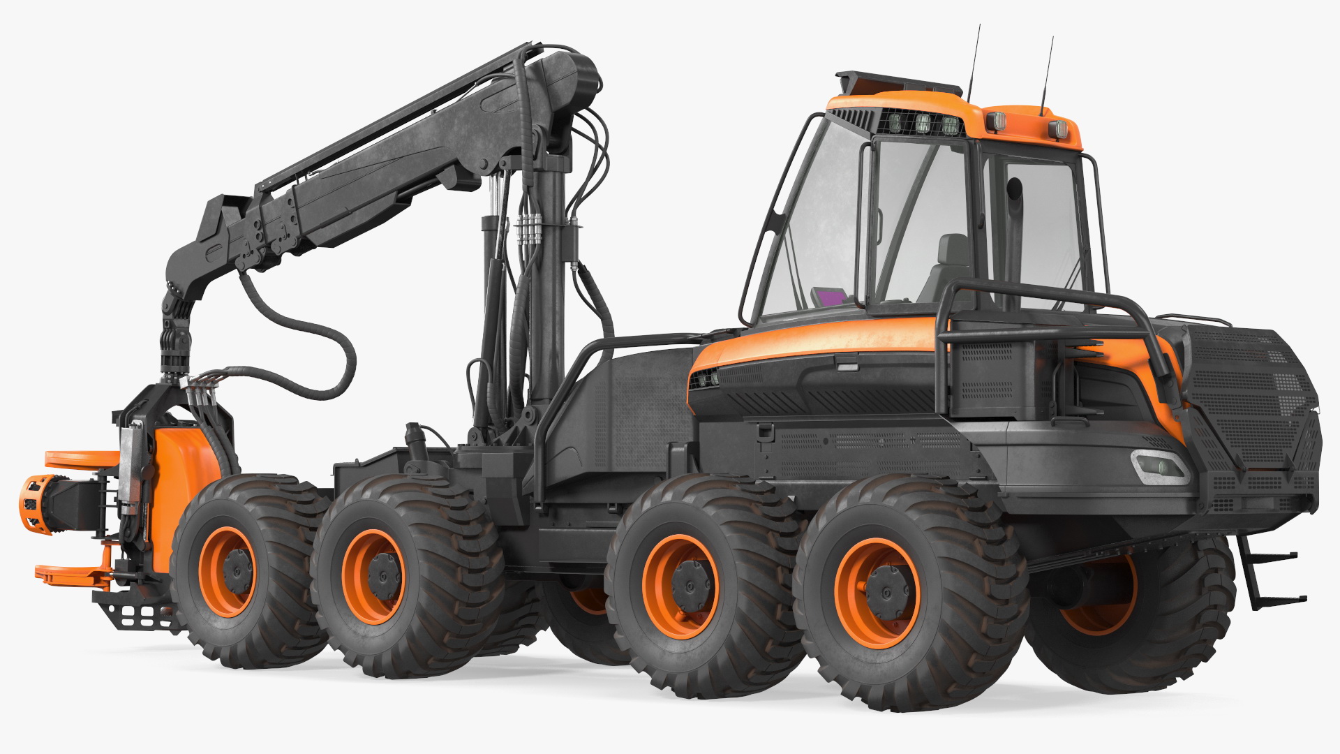 Forestry Harvester New 3D