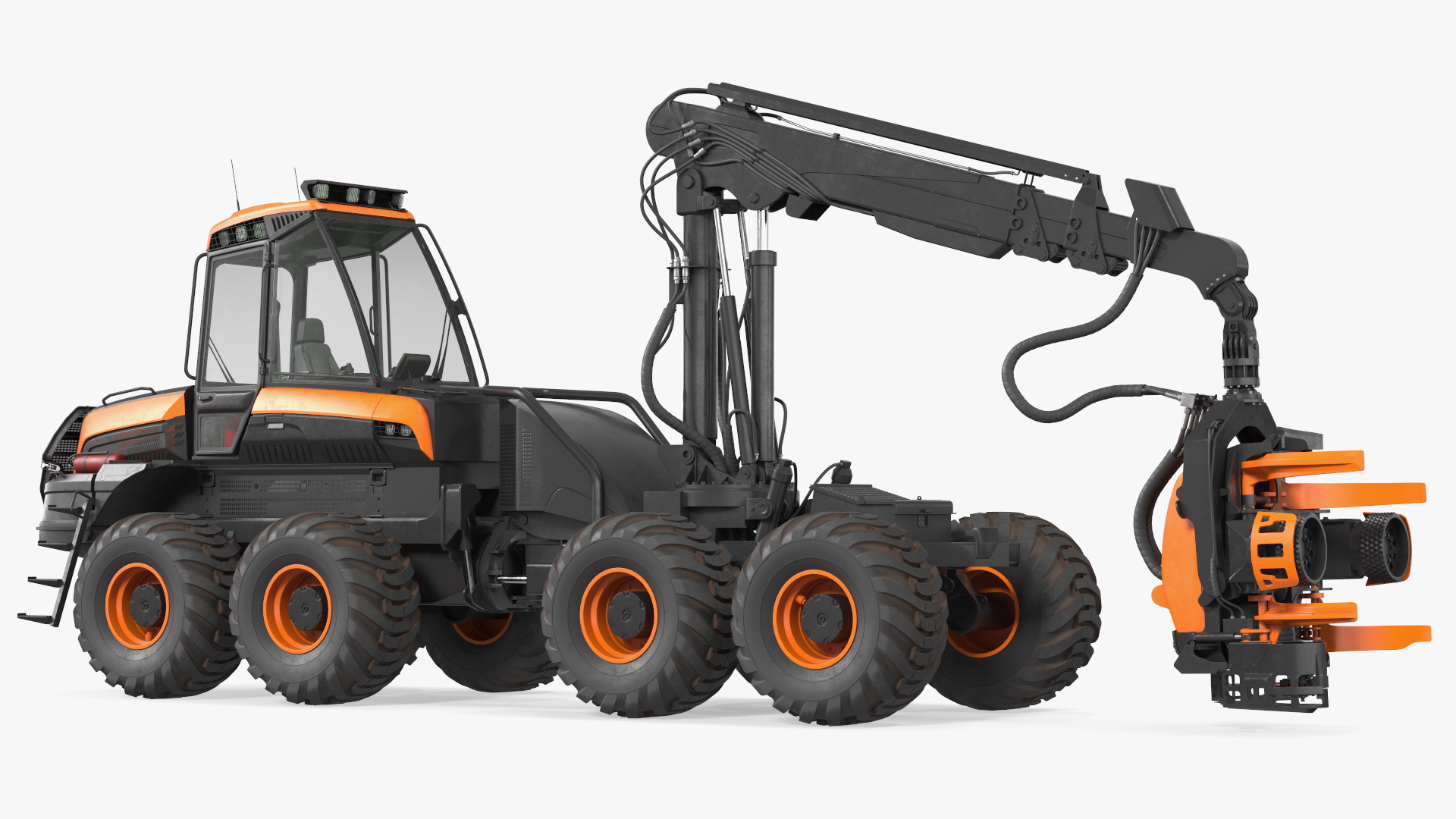 Forestry Harvester New 3D