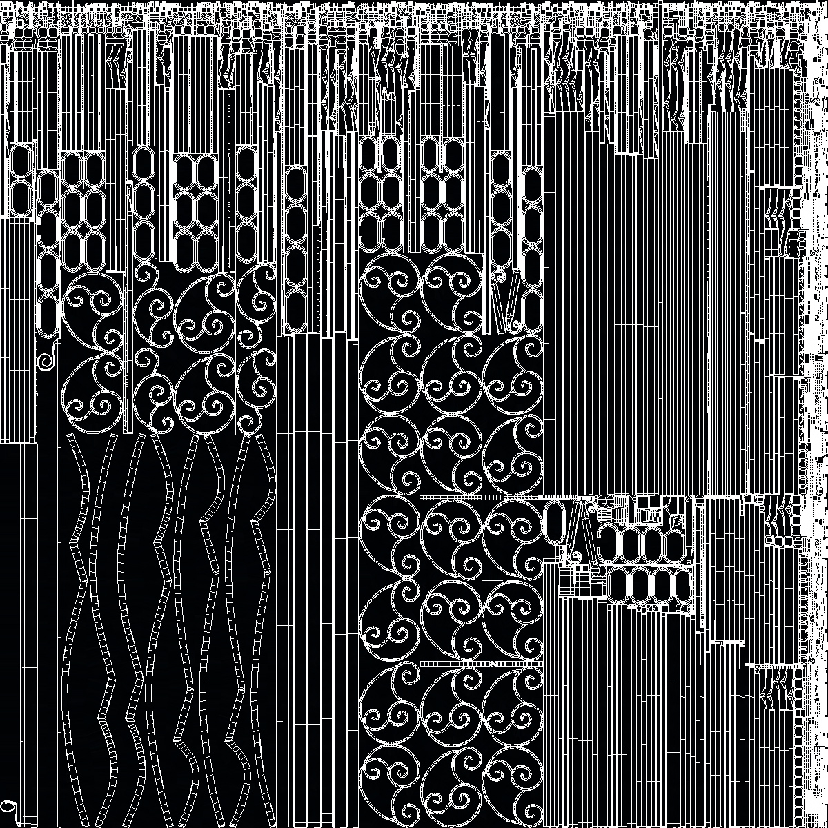 3D Ornate Iron Gate