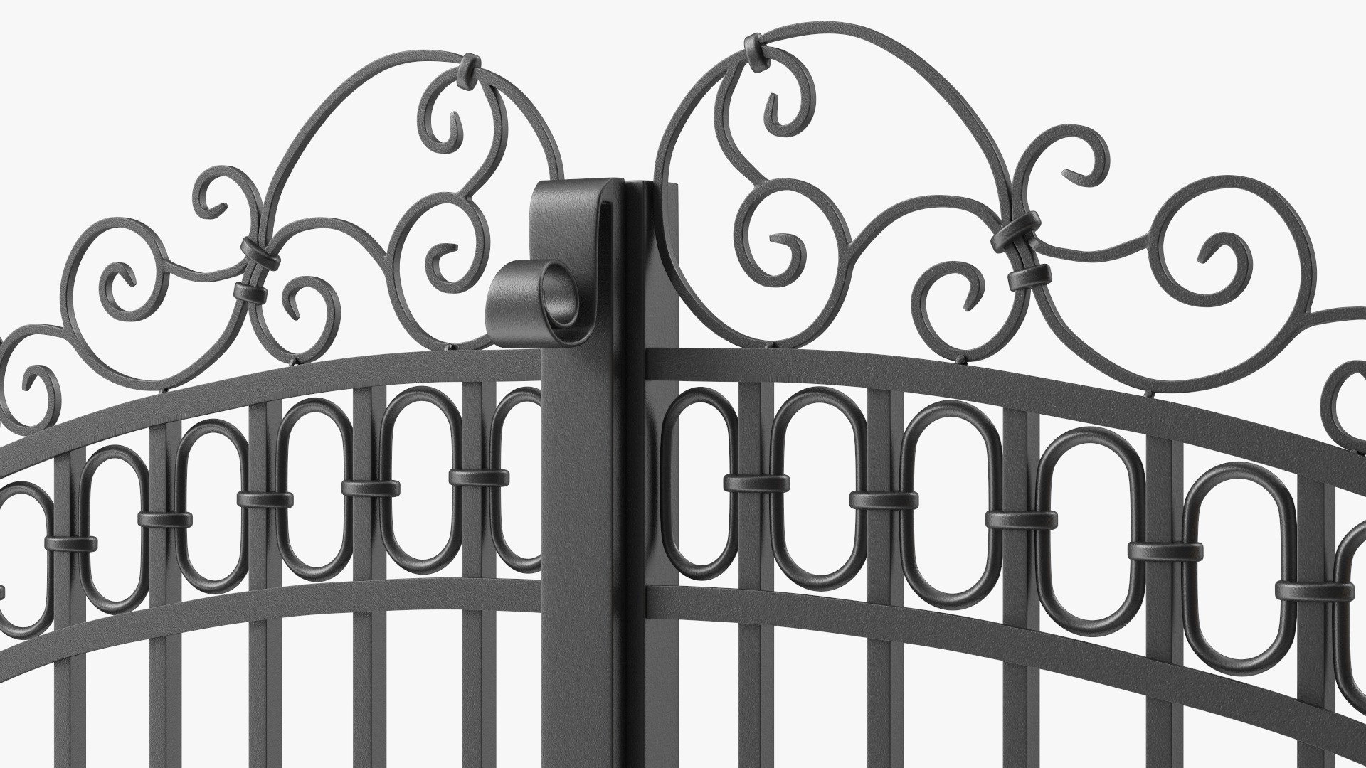 3D Ornate Iron Gate