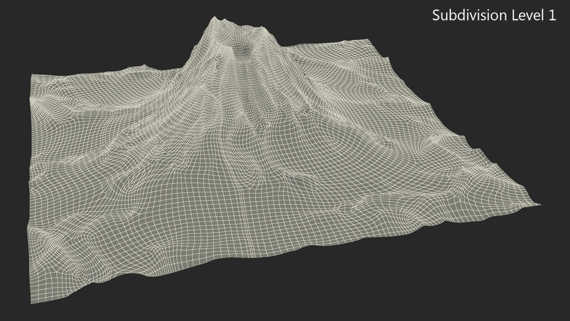 Active Volcano 3D model