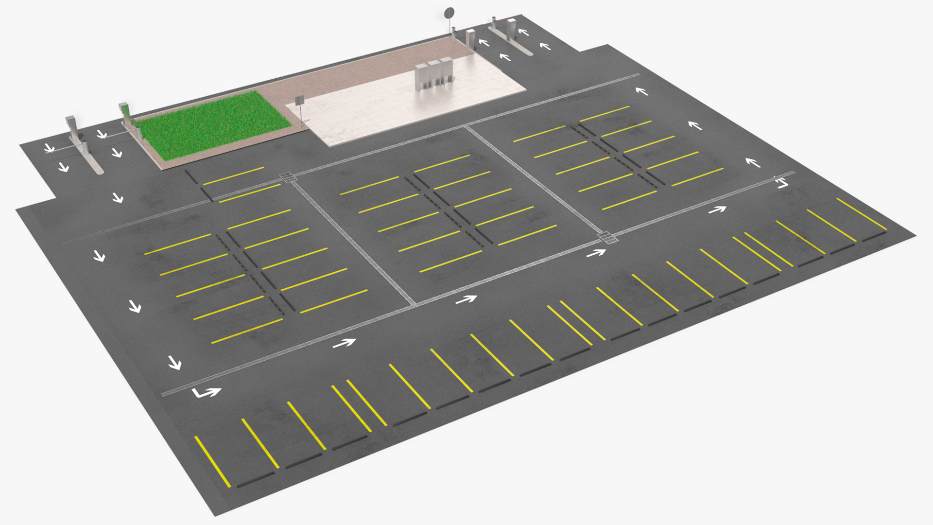 Parking Place Fur 3D