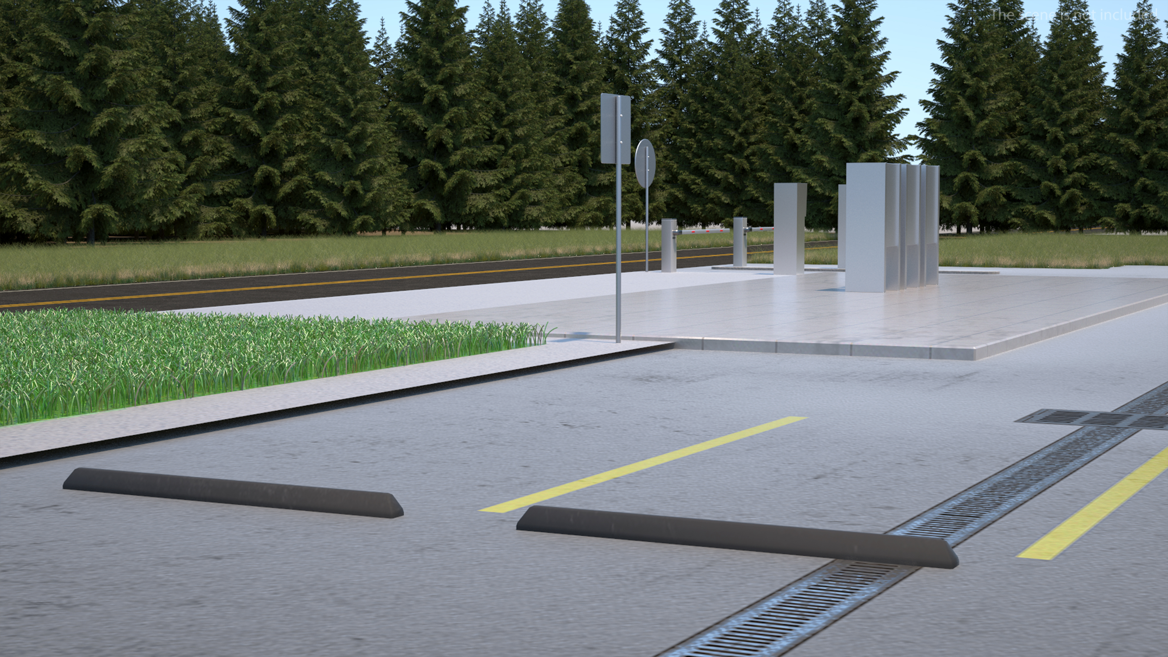 Parking Place Fur 3D