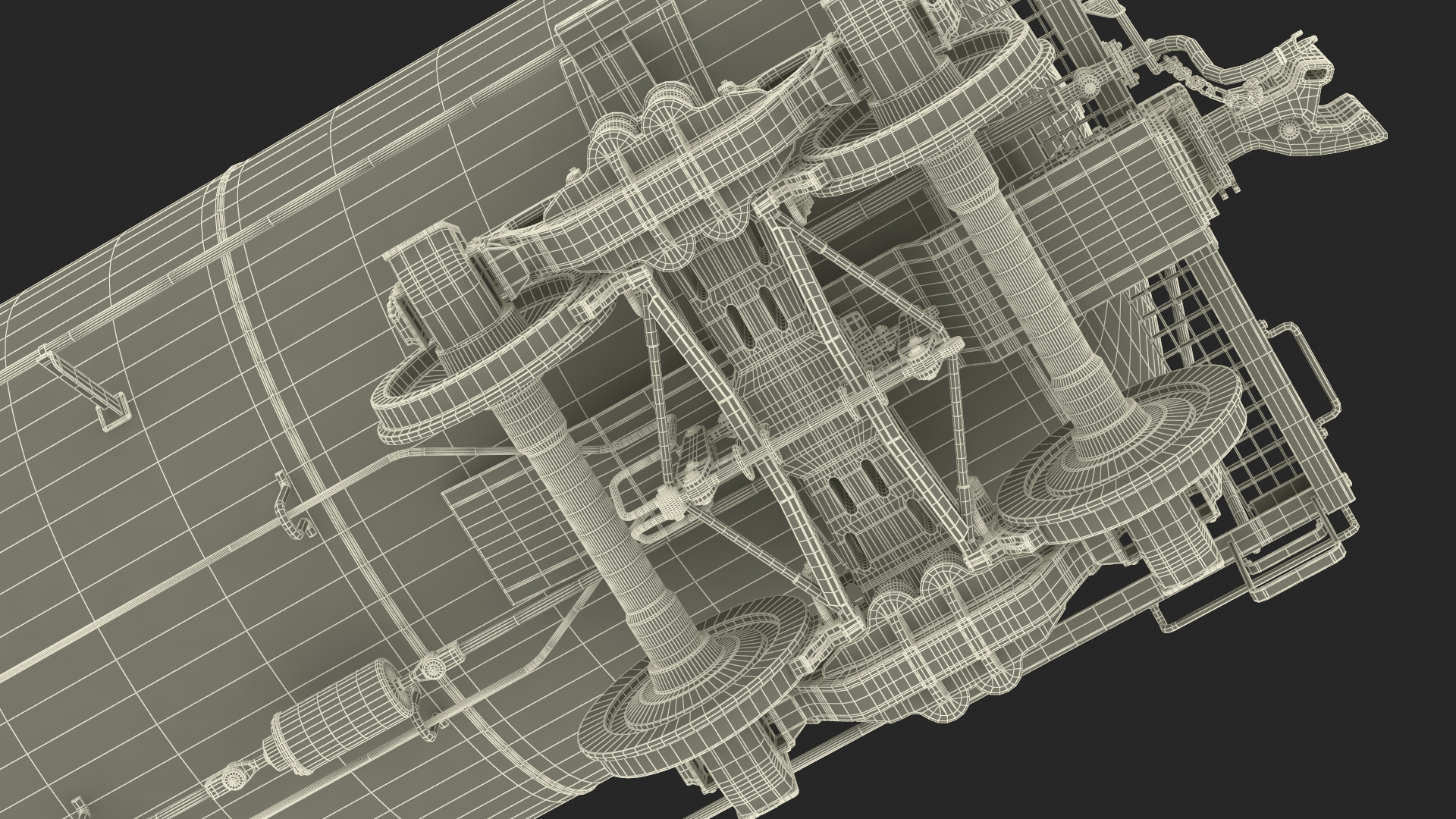 3D Rail Tank Car model