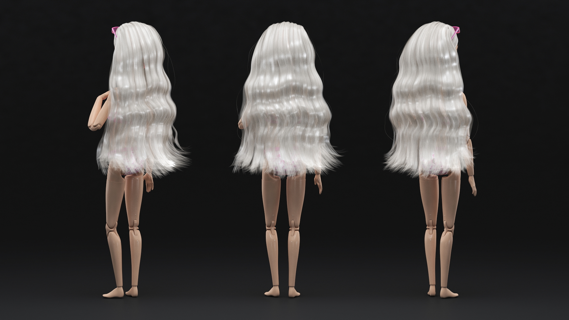 3D Barbie Doll Bikini model
