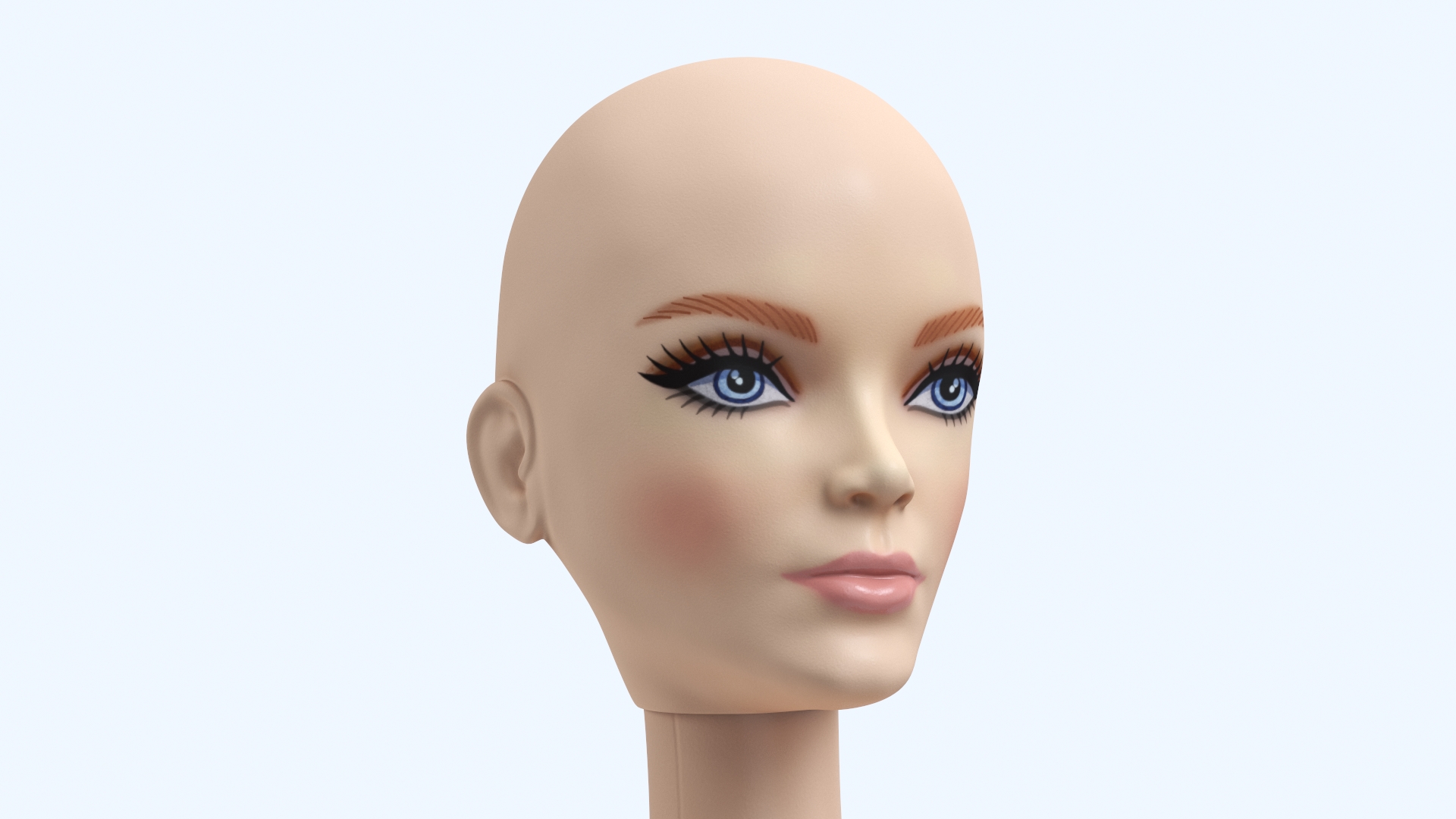 3D Barbie Doll Bikini model